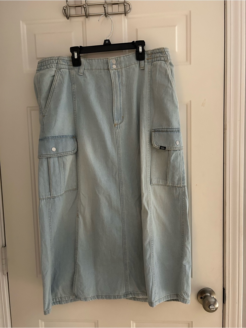 Vans Women’s Cargo Long / Full Jean Denim Skirt XL- NEW 🔥